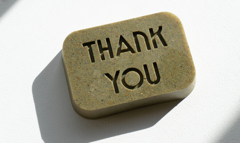 THANK YOU - nātru/zaļo mālu ziepes ķermenim un sejai