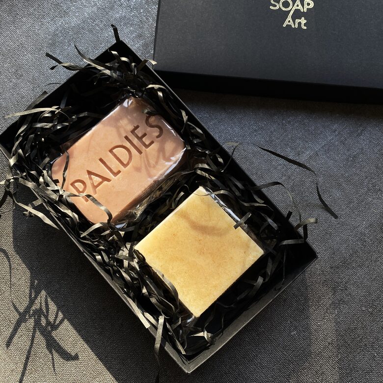 Paldies komplekts - rozā mālu un auzu