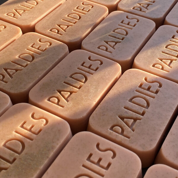 PALDIES - rozā mālu ziepes ķermenim un sejai